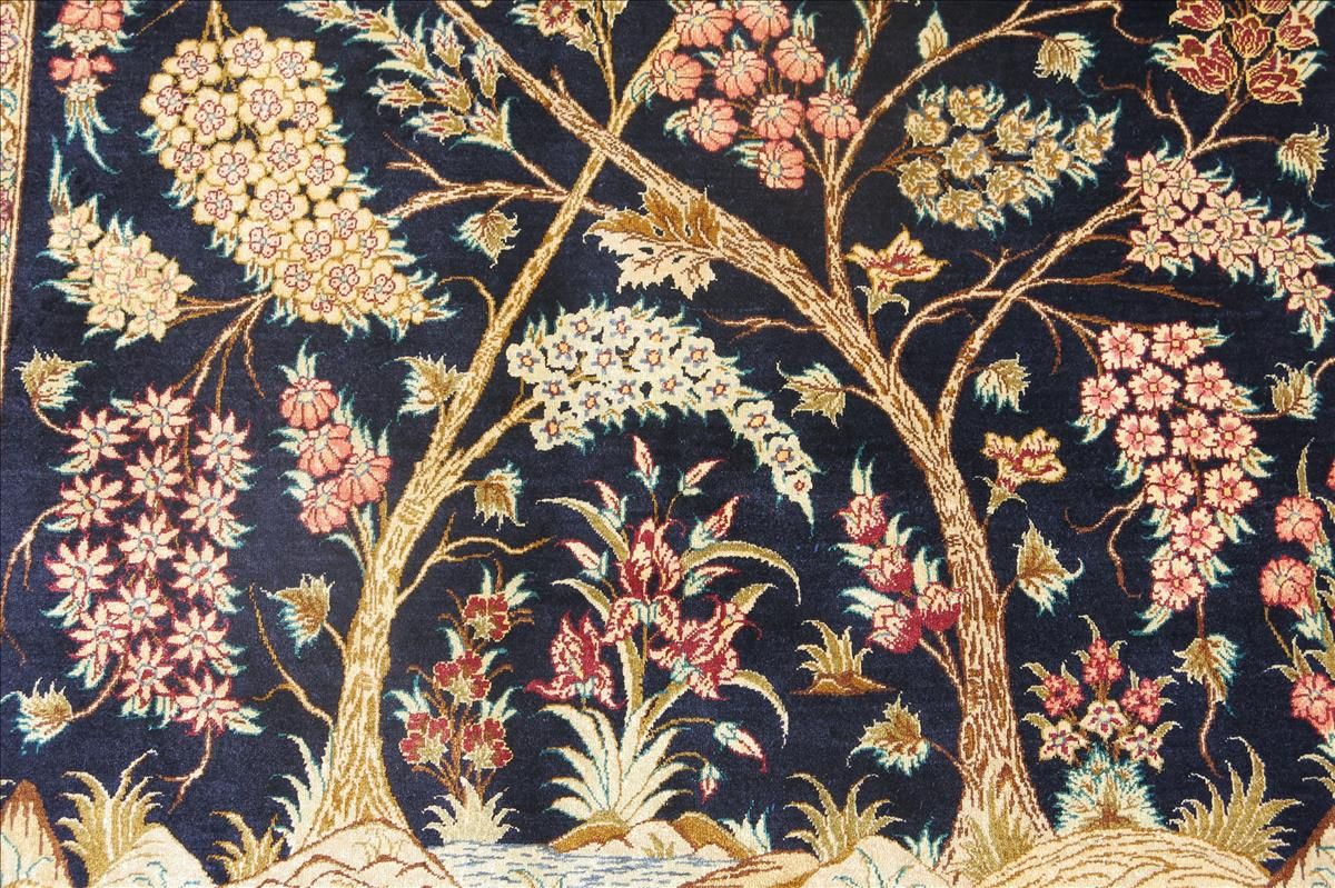 Perzsa szőnyeg Ghom Silk Imperial