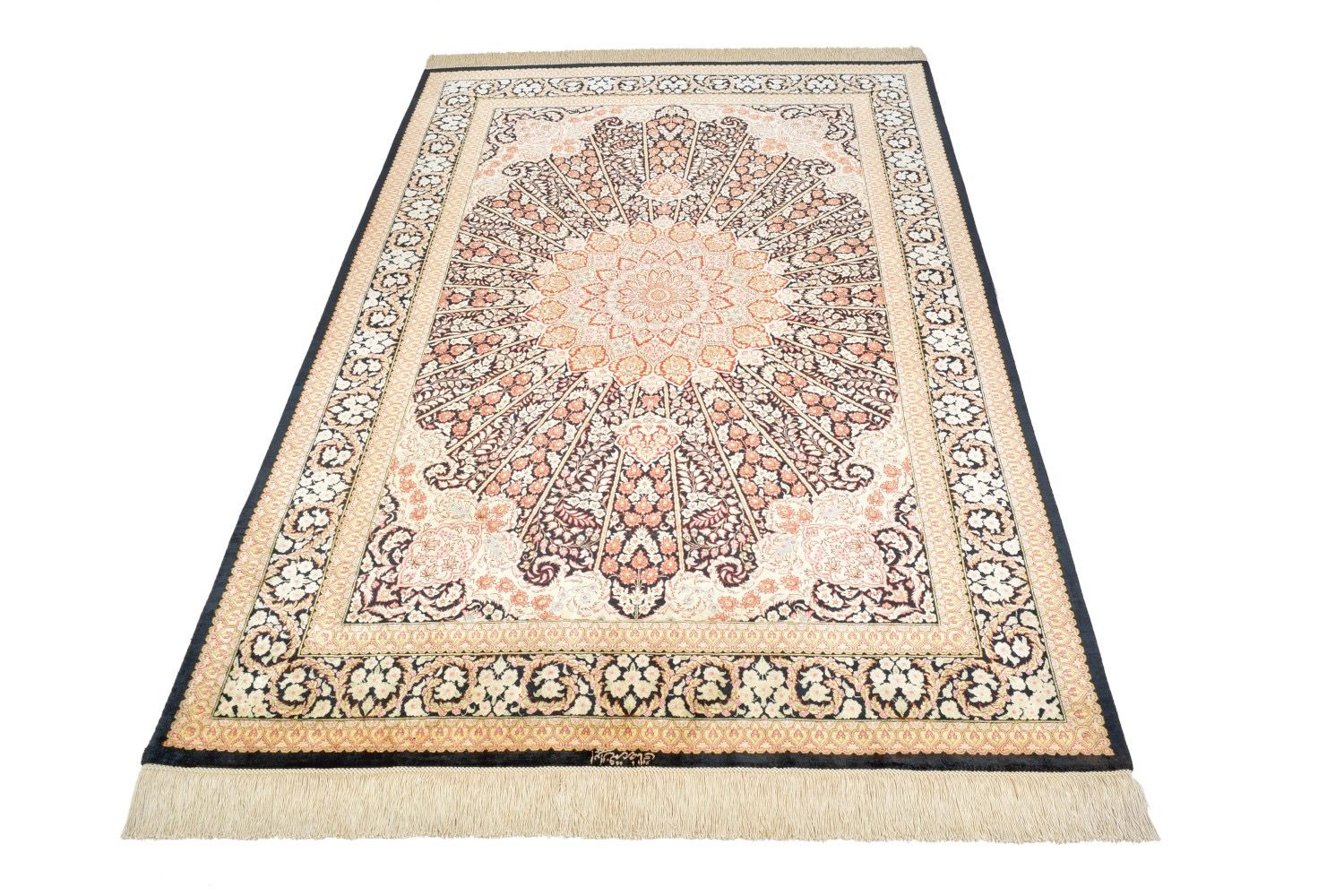 Oriental rug Ghom Silk Royal