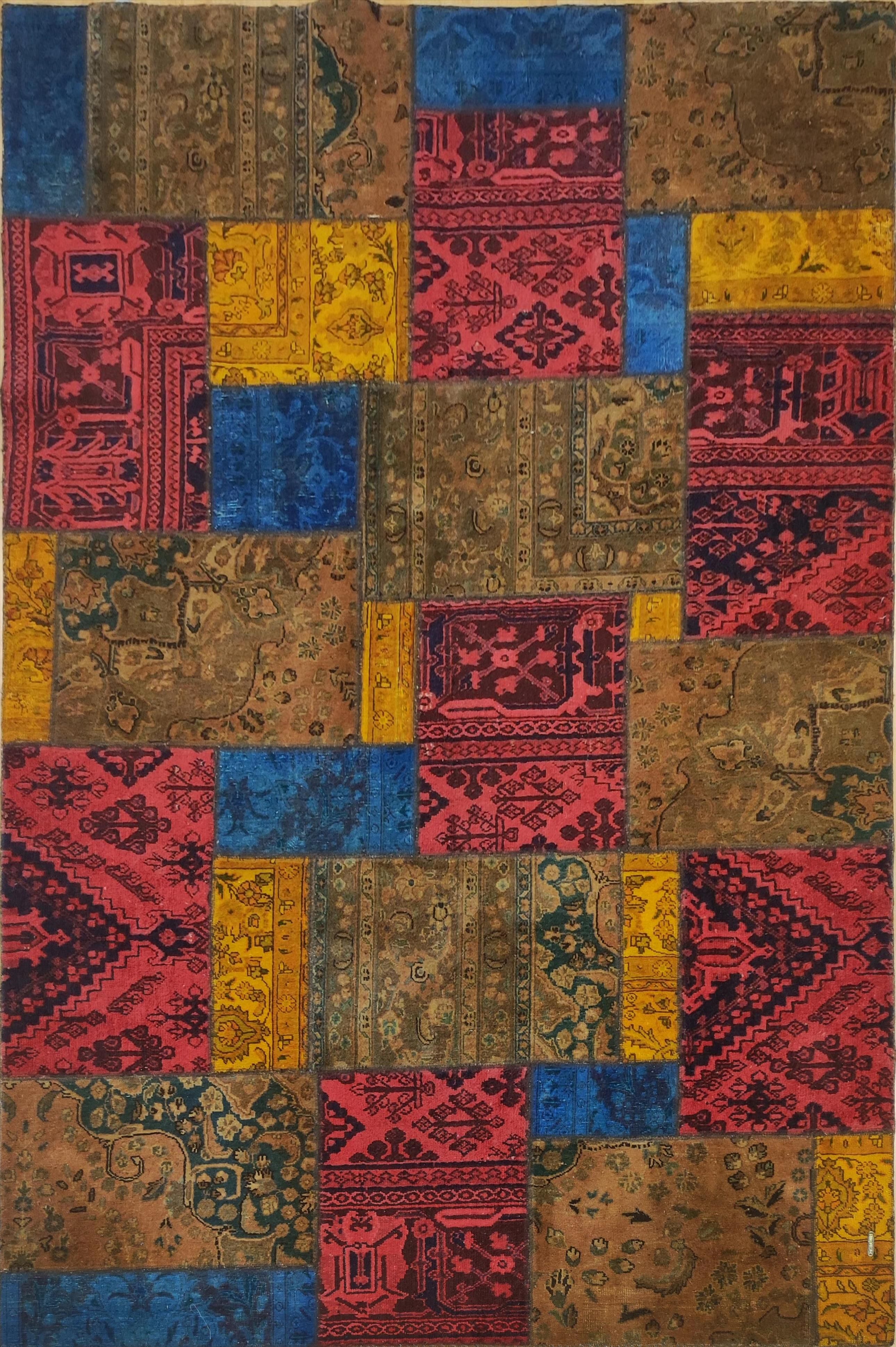 Perzsa szőnyeg Patchwork Modern