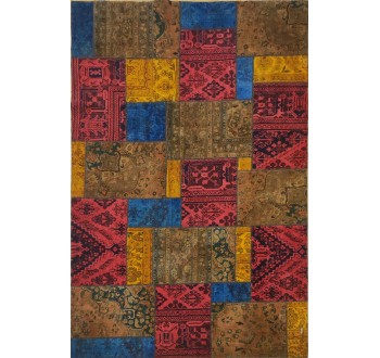 Perzsa szőnyeg Patchwork Modern