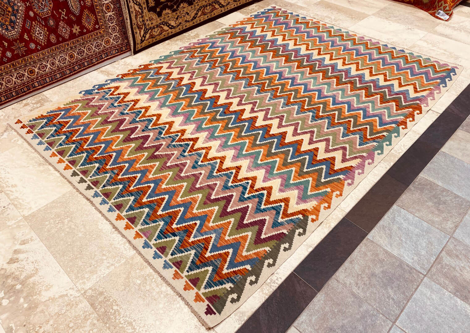 Oriental rug Kelim Waziri