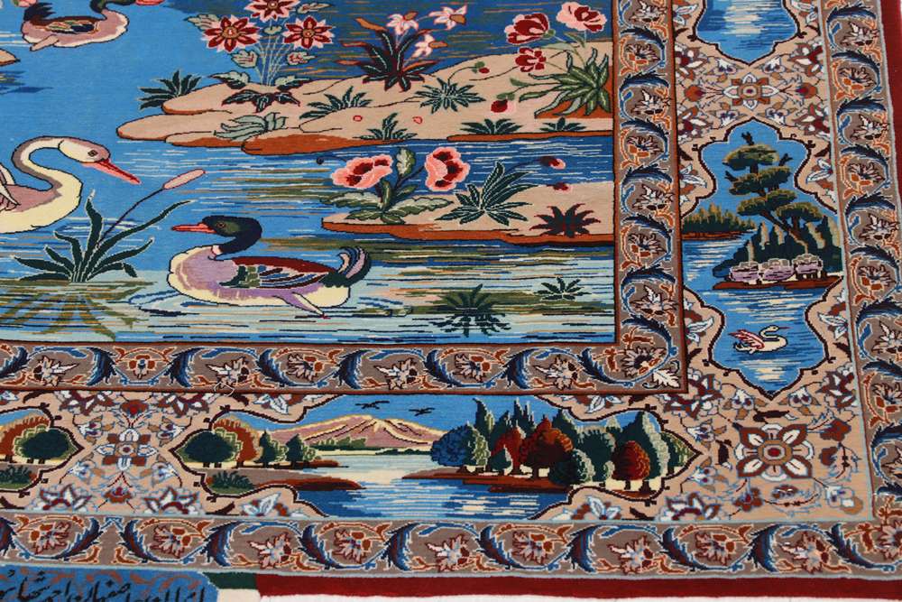 Isfahan perzsa szőnyeg