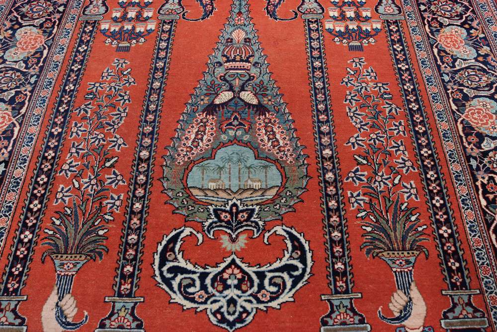 Kashan perzsa szőnyeg