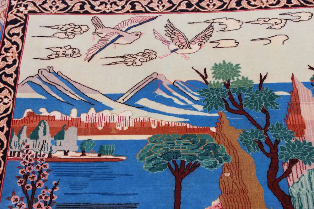 Isfahan perzsa szőnyeg