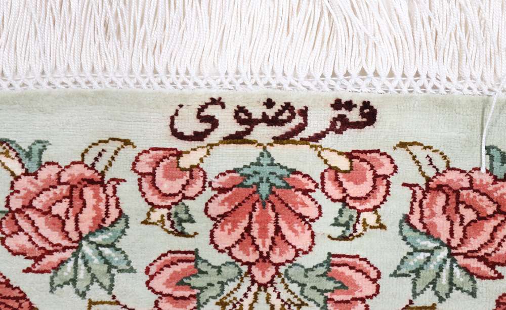 Qom perzsa szőnyeg