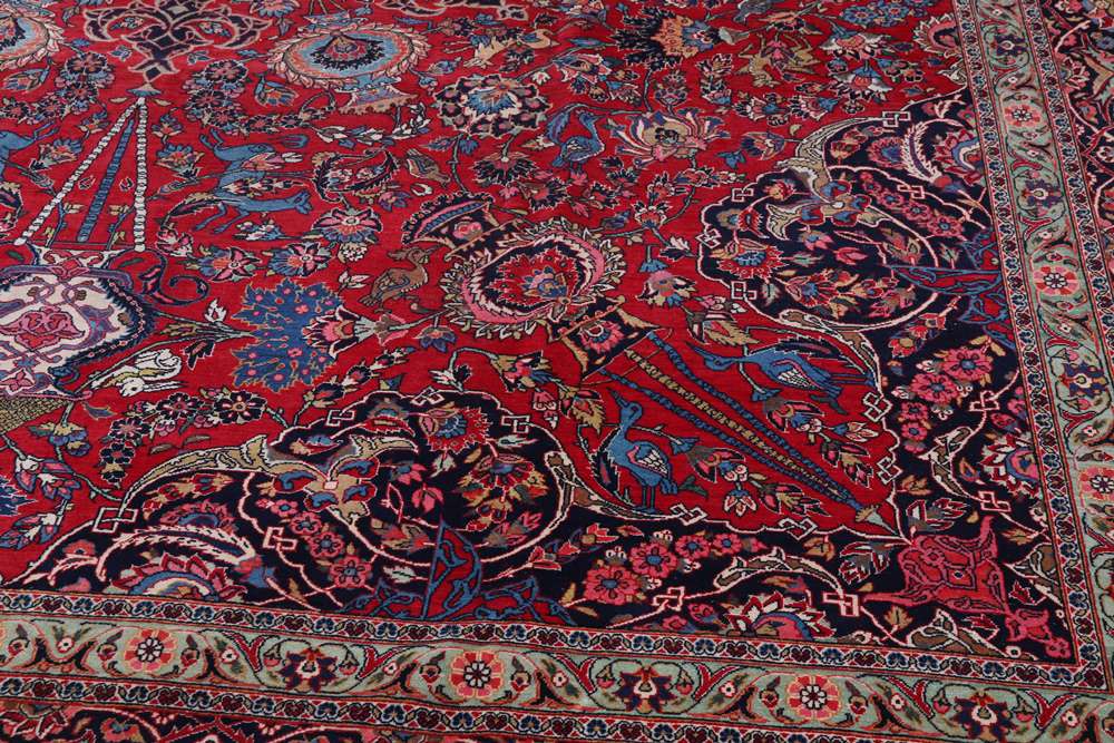 Kashan perzsa szőnyeg