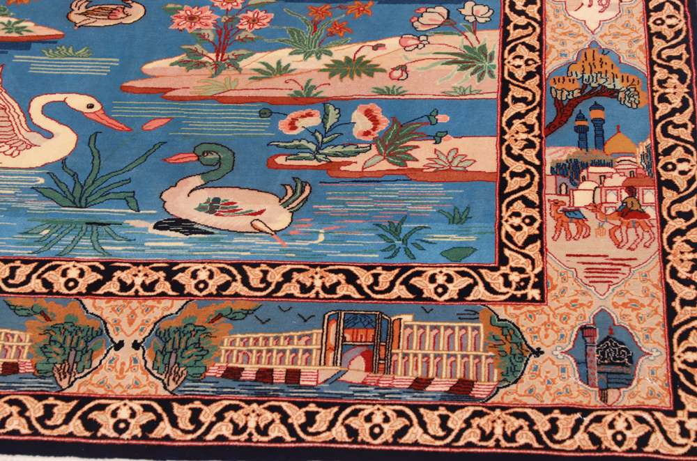 Isfahan perzsa szőnyeg