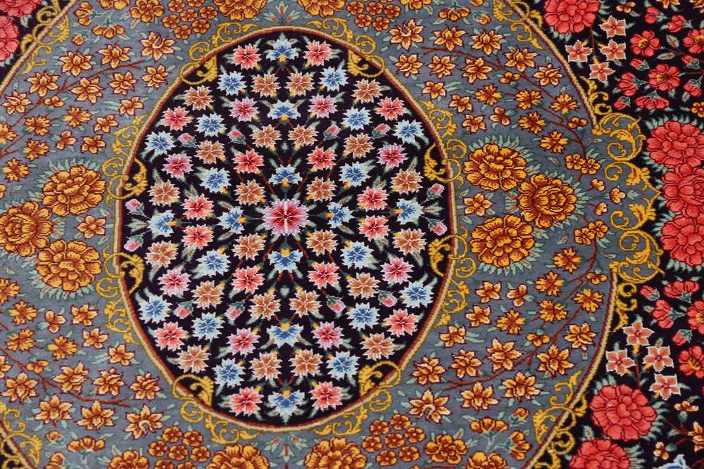 Qom perzsa szőnyeg