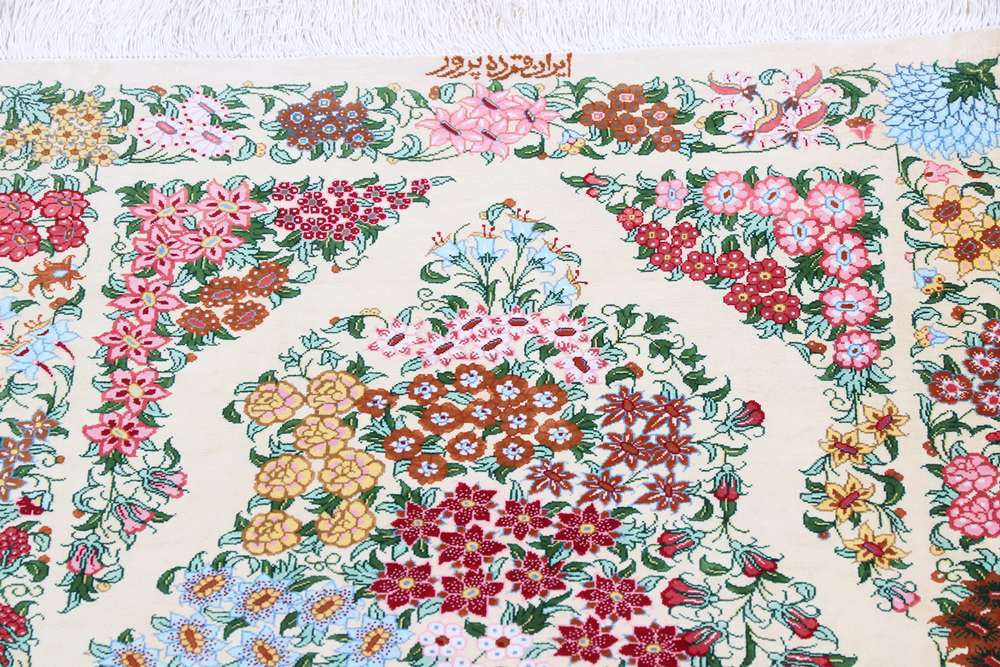 Qom perzsa szőnyeg