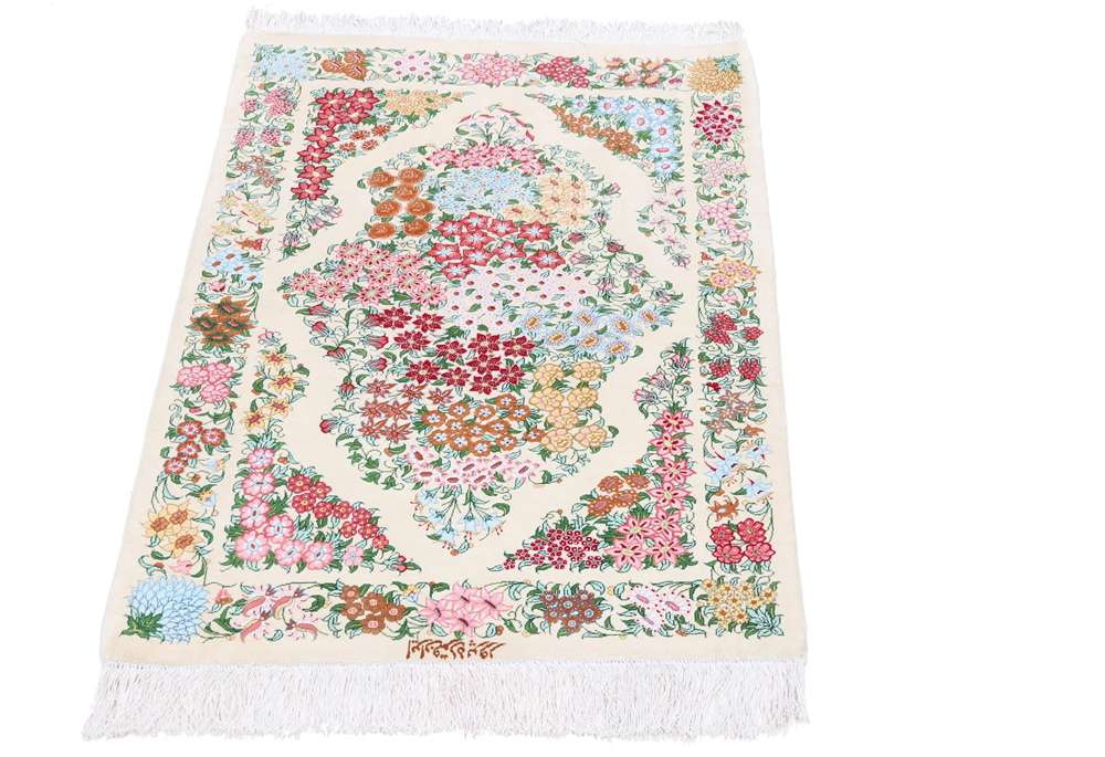 Qom perzsa szőnyeg