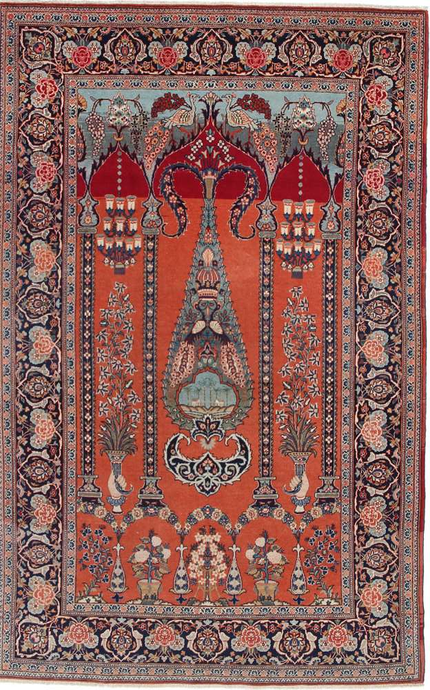 Kashan perzsa szőnyeg