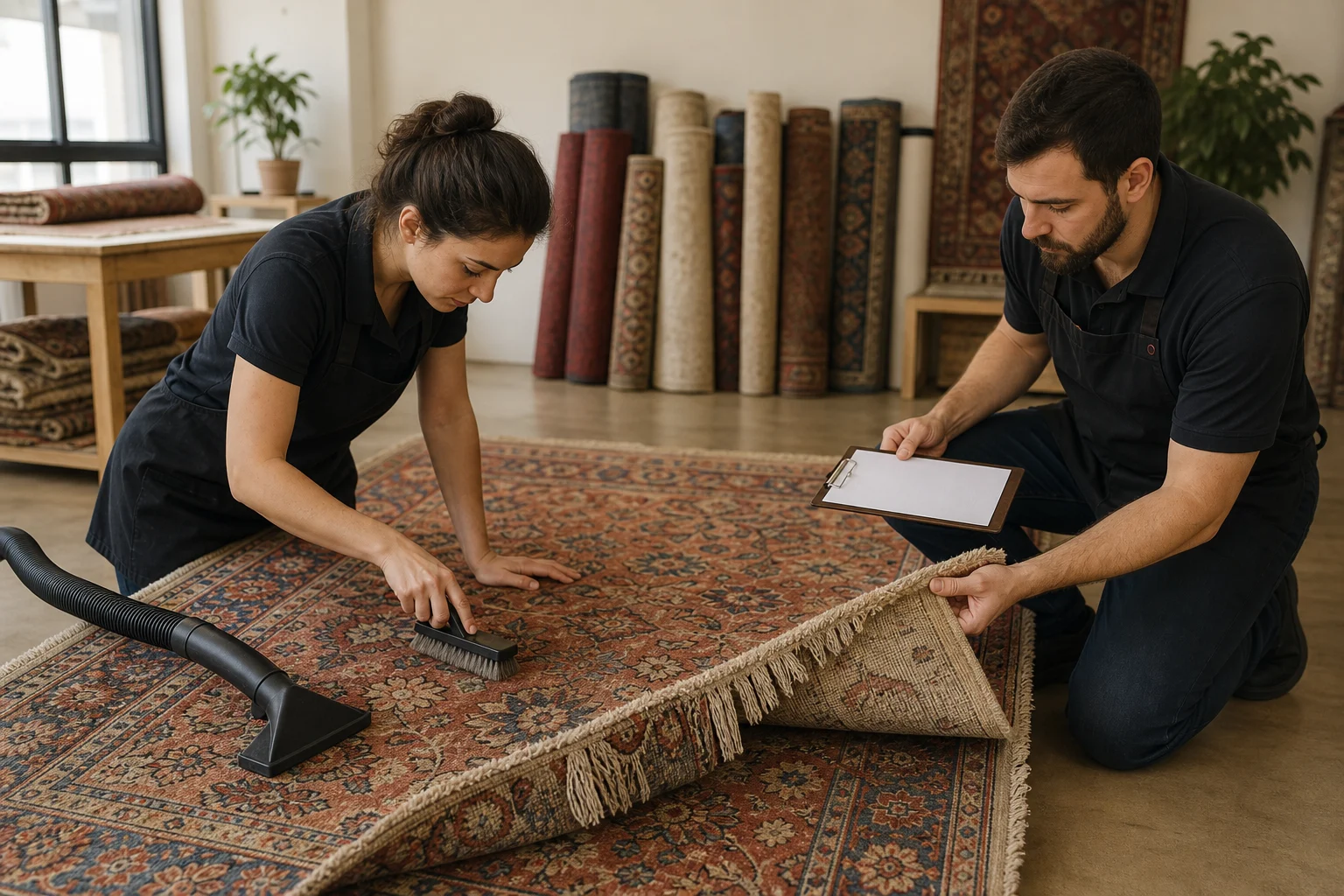 How often should I have my rug professionally cleaned?