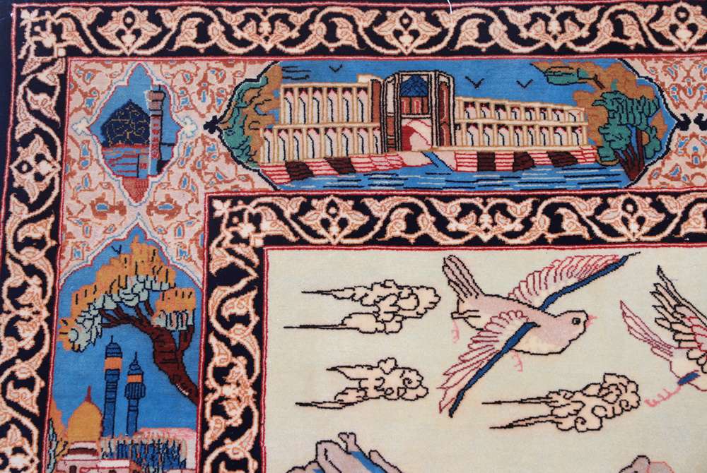 Isfahan perzsa szőnyeg