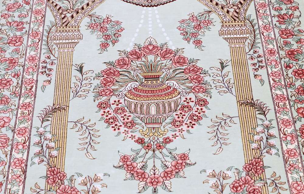 Qom perzsa szőnyeg