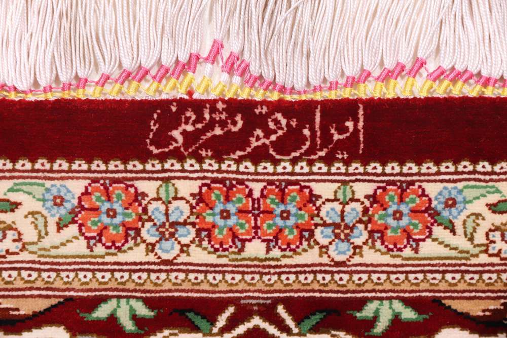 Qom perzsa szőnyeg