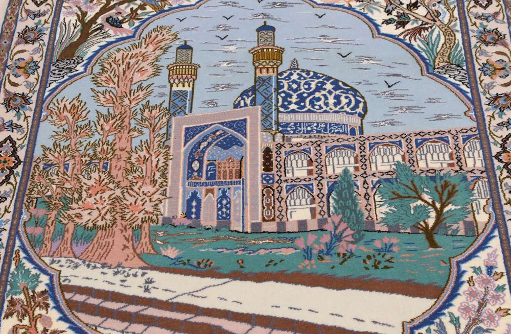 Isfahan perzsa szőnyeg
