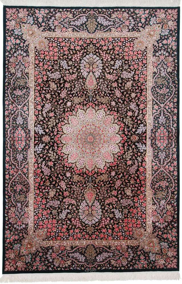 Qom perzsa szőnyeg