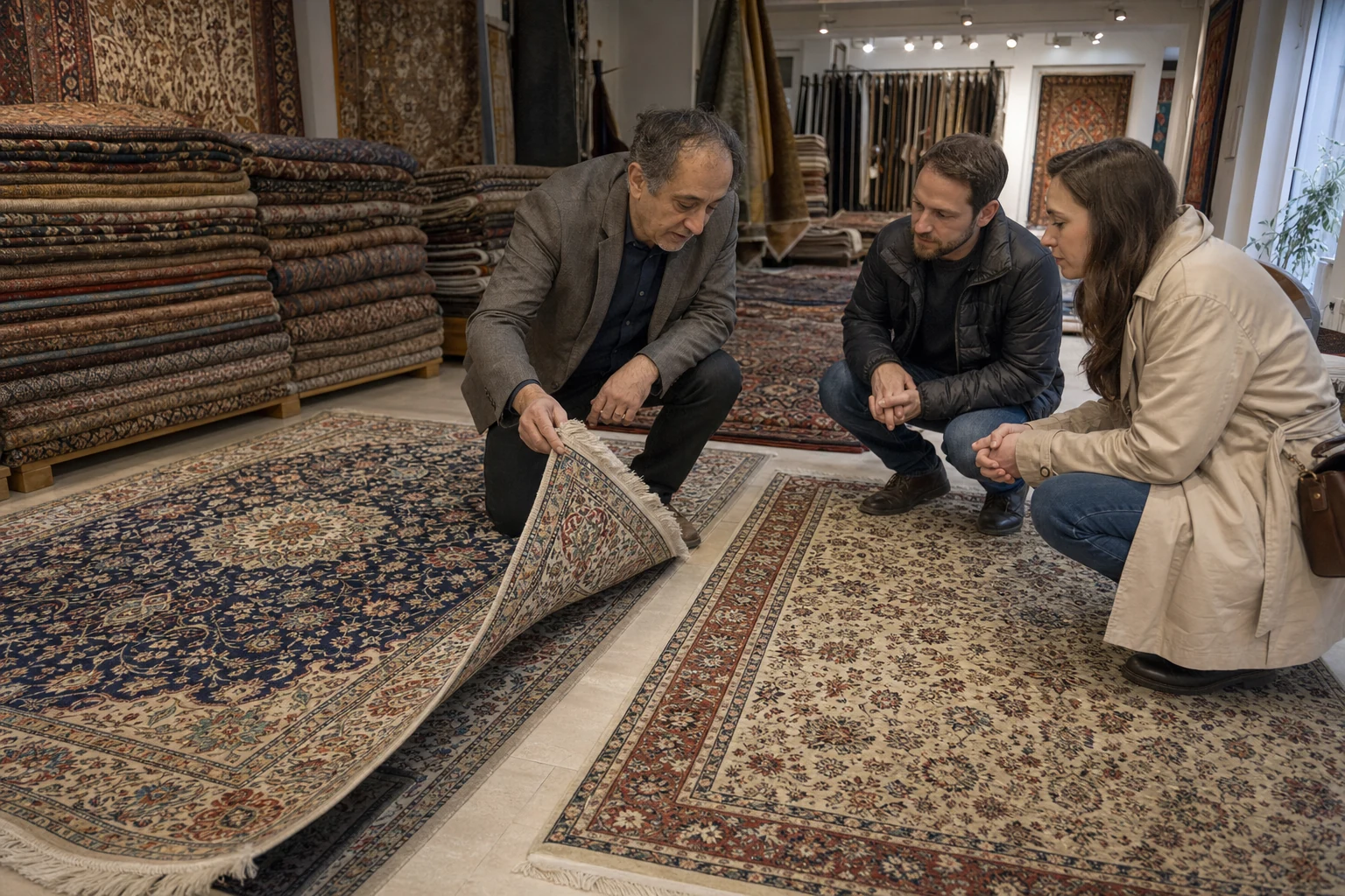 How to tell a genuine Persian rug from an imitation