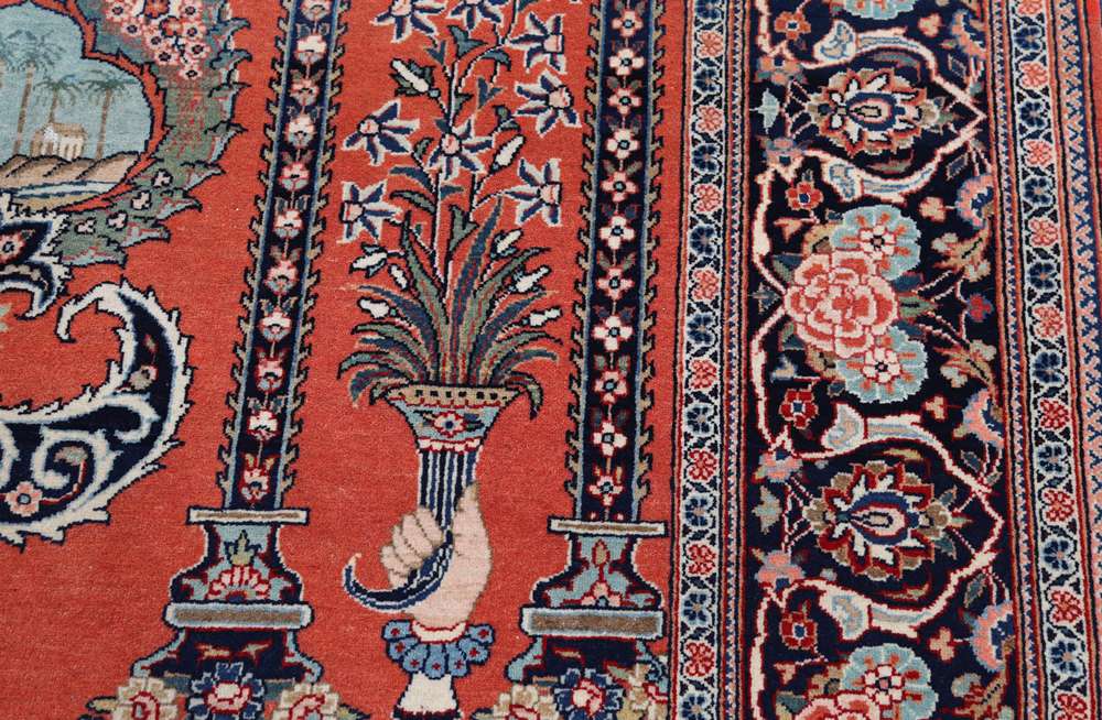 Kashan perzsa szőnyeg