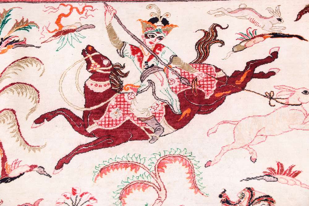 Qom perzsa szőnyeg