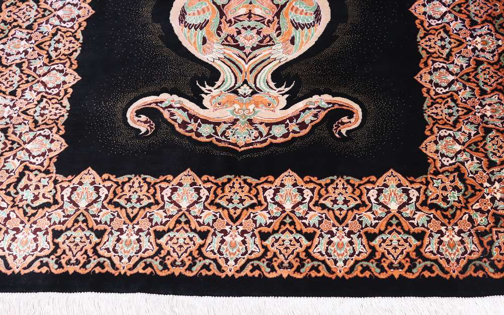 Qom perzsa szőnyeg