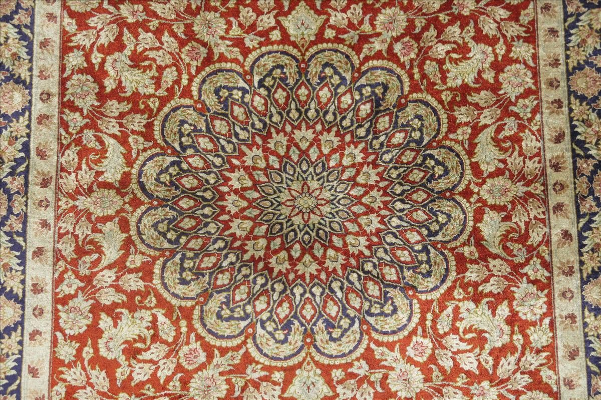 Ghom selyem Imperial perzsa szőnyeg
