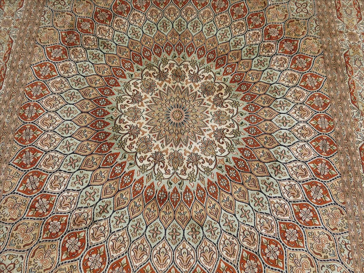 Kashmir selyem exkluzív Gumbad keleti szőnyeg