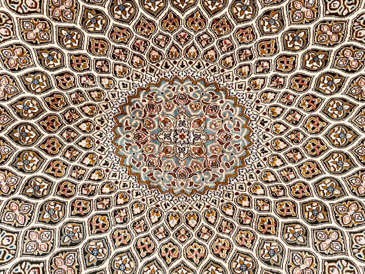 Kashmir selyem/selyem Royal keleti szőnyeg