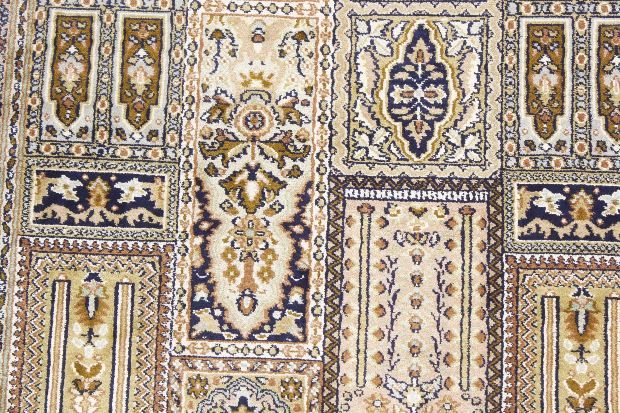 Kashmir selyem/selyem Royal keleti szőnyeg