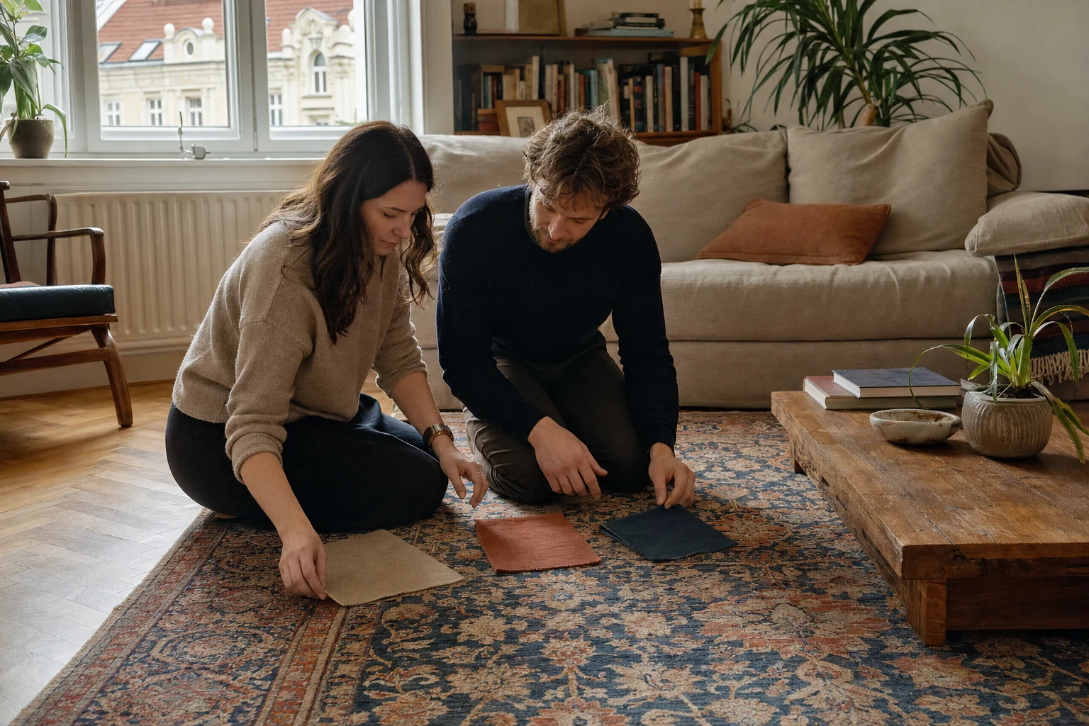 A rug matched with an interior