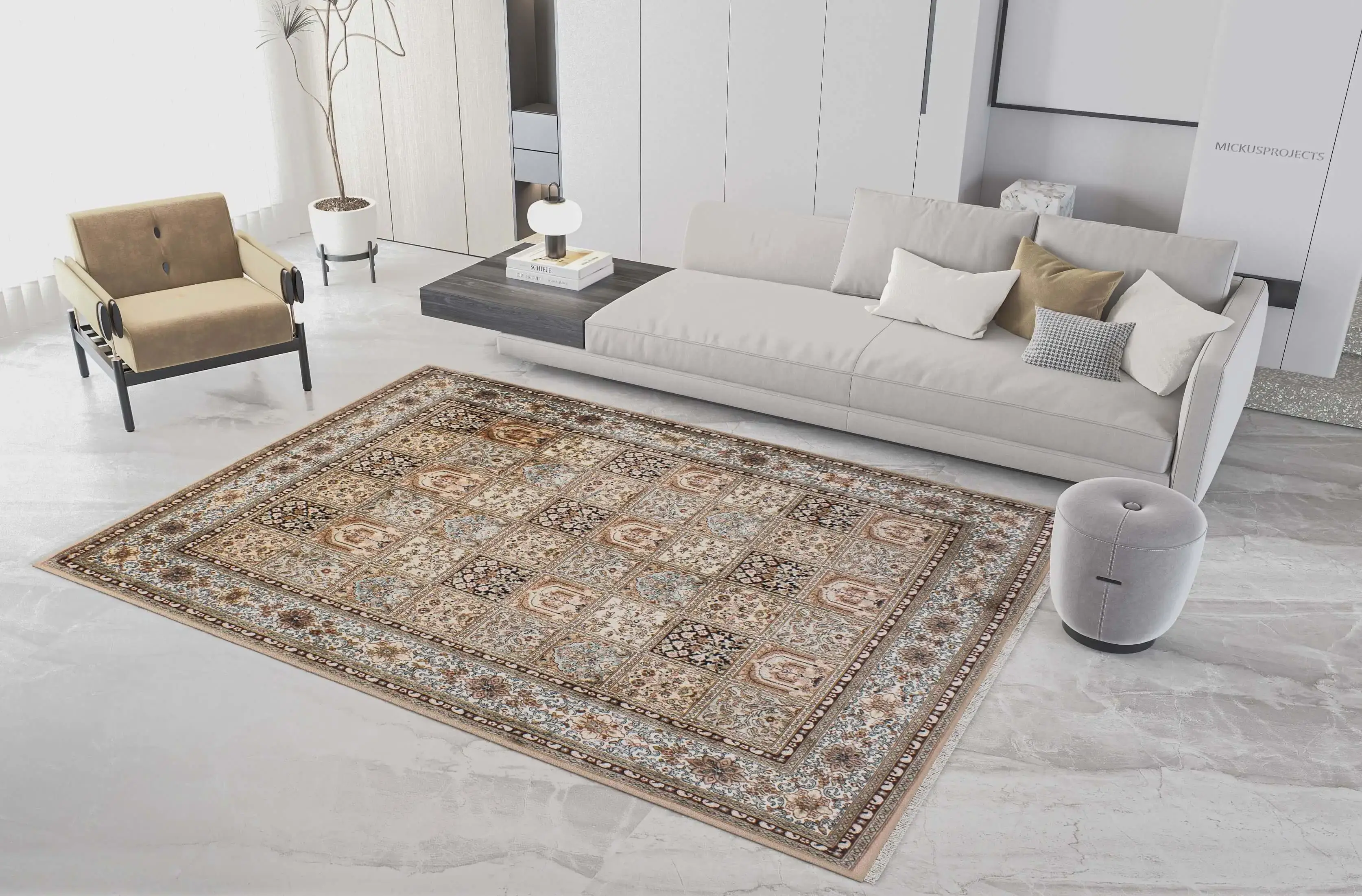 Silk rugs