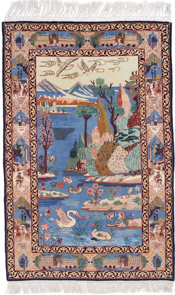Isfahan perzsa szőnyeg
