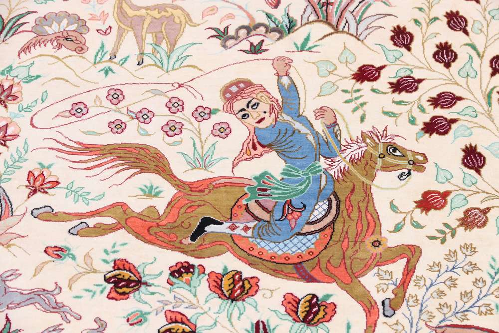 Qom perzsa szőnyeg