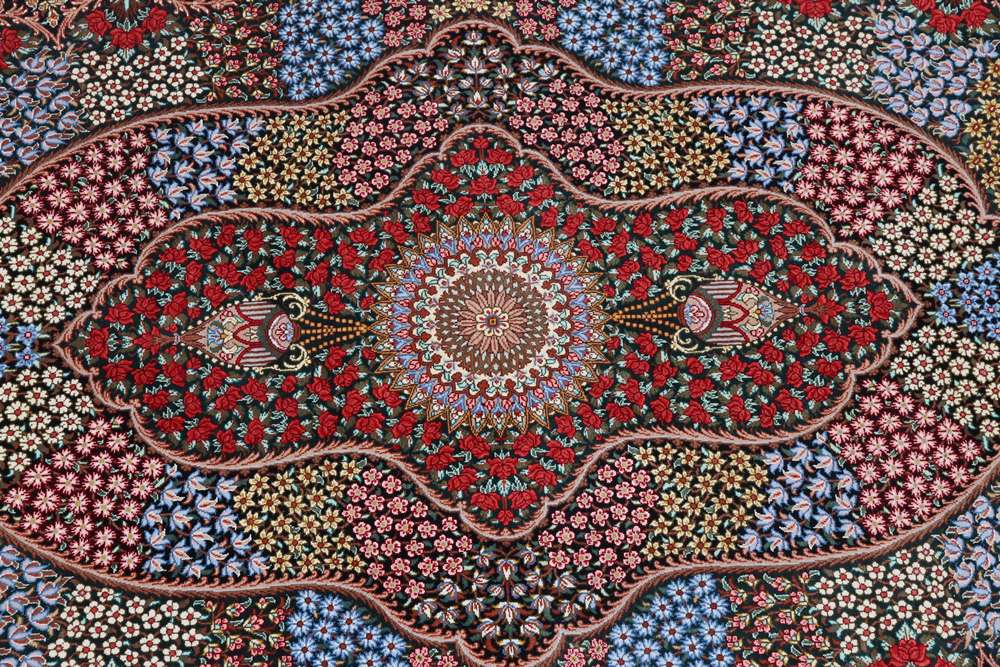 Qom perzsa szőnyeg