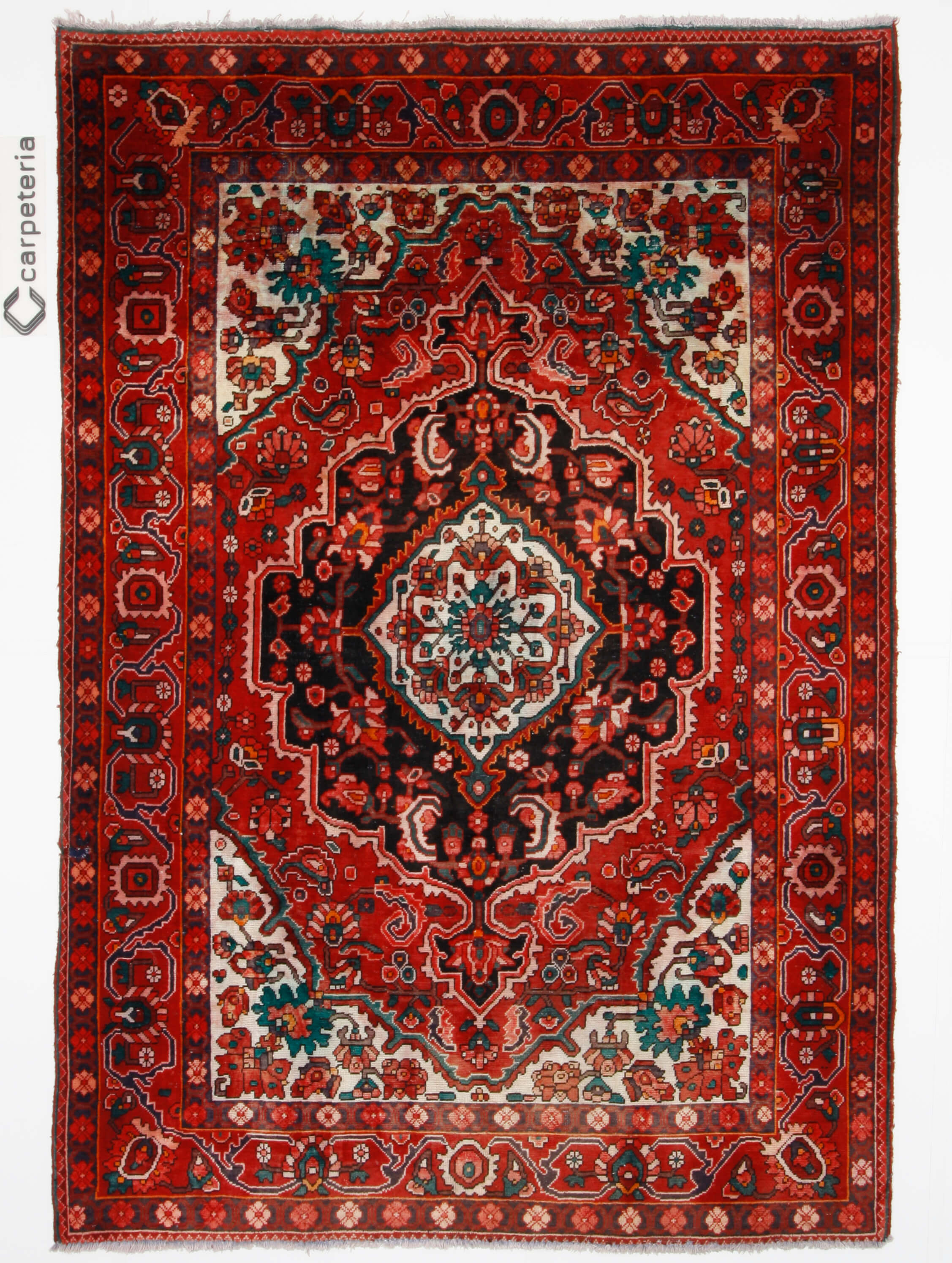 Régi Tabriz perzsa szőnyeg