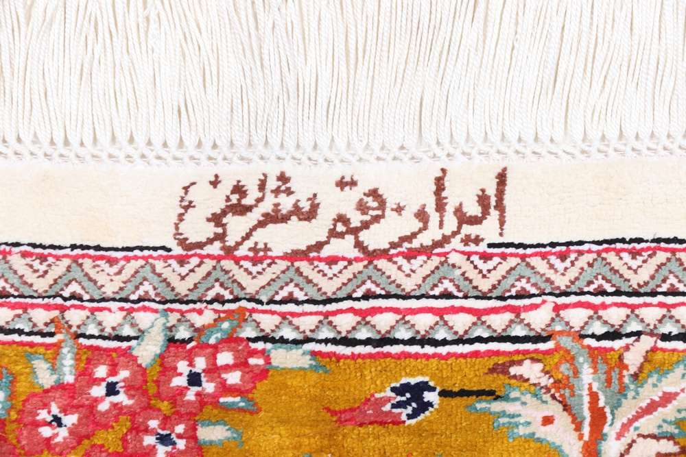 Qom perzsa szőnyeg