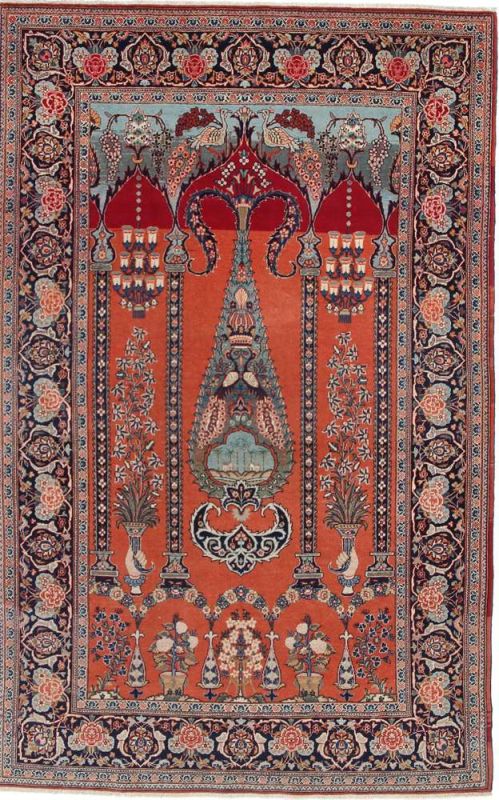 Kashan perzsa szőnyeg